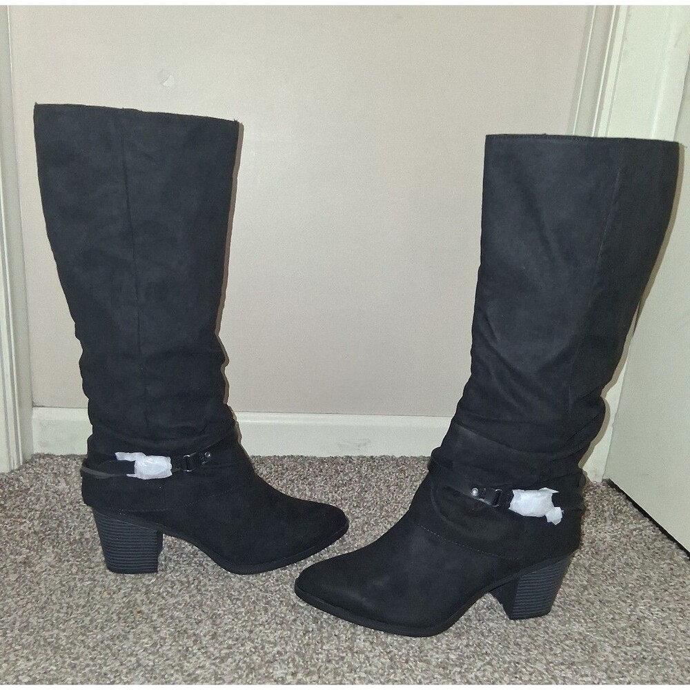 NEW! Women's Blowfish Malibu Carey Zip Boots, Black Size 11M - Picture 4 of 12